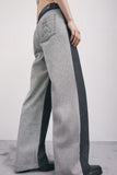 Patrizia Pepe Jeans a Palazzo Donna 8P0028D1101 Black Reverse Grey - Grigio