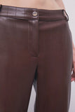 Patrizia Pepe Pantalone Straight Donna 8P0181E0004 Wood Brown - Marrone