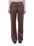 Patrizia Pepe Pantalone Straight Donna 8P0181E0004 Wood Brown - Marrone
