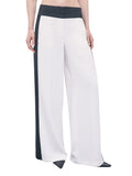 Patrizia Pepe Pantalone Palazzo Donna 8P0244C7004 White&black - Bianco