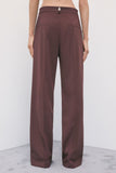 Patrizia Pepe Pantalone Palazzo Donna 8P0613A6F5 Wood Brown - Marrone