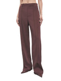 Patrizia Pepe Pantalone Palazzo Donna 8P0613A6F5 Wood Brown - Marrone