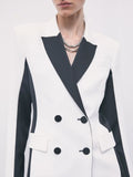 Patrizia Pepe Giacca Donna 8S0000C7004 White&black - Bianco