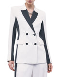 Patrizia Pepe Giacca Donna 8S0000C7004 White&black - Bianco