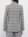 Patrizia Pepe Giacca Donna 8S0089C8003 Brown Check - Grigio