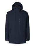 Save The Duck Giubbotto Sesle Hooded Coat Uomo D41448M-MATT21 - Blu