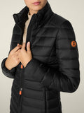 Save The Duck Giubbino Carol Hooded Coat Donna D47180W-GIGA21 Black - Nero