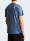 The North Face T-shirt Evolution Half Dome Uomo NF0A8B6J - Celeste