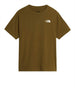 the north face t shirt evolution box uomo nf0a8b6k verde 169060011