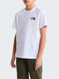 The North Face T-shirt Teen Evolution da Bambino NF0A8CVA - Bianco