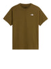 the north face t shirt evolution simple uomo nf0a8cz2 verde 169202497