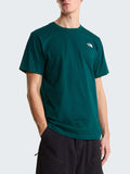 The North Face T-shirt Evolution Simple Dome Uomo NF0A8CZ2 - Verde