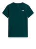 the north face t shirt evolution simple dome uomo nf0a8cz2 verde 162724509
