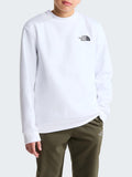 The North Face Felpa Teen Evolution da Bambino NF0A8F9W - Bianco