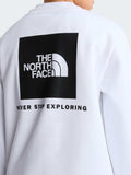 The North Face Felpa Teen Evolution da Bambino NF0A8F9W - Bianco