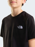 The North Face T-shirt Teen Evolution da Bambino NF0A8F9Z - Nero