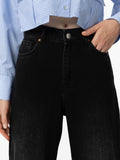 Tiffosi Jeans Wide Donna 10056556 - Nero