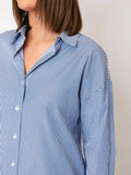 Tiffosi Camicia Casual Camicia Donna 10066906 - Blu