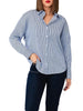 tiffosi camicia casual camicia donna 10066906 blu 163809896