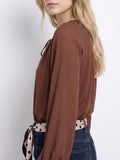 Tiffosi Blusa Donna 10067064 - Marrone