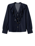 Tiffosi Camicia Casual Donna 10067093 - Blu