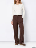 Tiffosi Pantalone Chino Donna 10067261 - Marrone