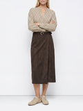Tiffosi Gonna Longuette Donna 10068672 - Marrone