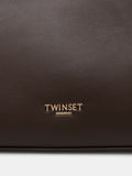 Twin Set Borsa a Tracolla Donna 262TB7030 Darkness Brown - Marrone