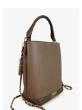 Twin Set Borsa Secchiello Donna 262TB7045 Castagno - Beige