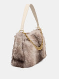 Twin Set Borsa a Tracolla Donna 262TB7250 Animal Shade Casha/brown - Avorio