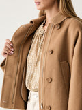 Twin Set Cappotto Donna 262TP2010 Tobacco Brown - Marrone