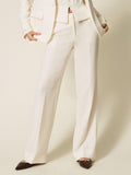 Twin Set Pantalone Chino Donna 262TP2043 Madreperla - Bianco