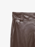 Twin Set Pantalone Capri Donna 262TP2051 Darkness Brown - Marrone