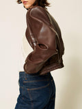 Twin Set Bomber Donna 262TP2052 Darkness Brown - Marrone