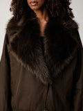 Twin Set Giaccone Donna 262TP2181 Darkness Brown - Marrone