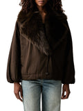 Twin Set Giaccone Donna 262TP2181 Darkness Brown - Marrone