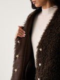 Twin Set Giaccone Donna 262TP2201 Darkness Brown - Marrone