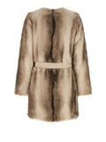 Twin Set Pelliccia Donna 262TP2241 Animal Shade Casha/brown - Avorio