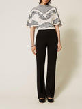 Twin Set Pantalone Chino Donna 262TP2373 - Nero