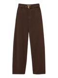 Twin Set Pantalone Carrot Donna 262TP2550 Darkness Brown - Marrone