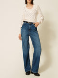 Twin Set Jeans Wide Donna 262TP2590 - Denim