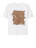 Twin Set T-shirt Donna 262TP2760 Lucent White/ricamo Oak - Bianco