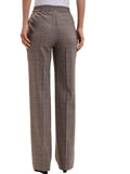 Twin Set Pantalone Chino Donna 262TP2804 Principe Di Galles Brown/parch - Beige
