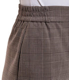 Twin Set Pantalone Chino Donna 262TP2804 Principe Di Galles Brown/parch - Beige