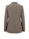 Twin Set Blazer Donna 262TP2805 Principe Di Galles Brown/parch - Beige