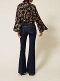 Twin Set Jeans a Zampa Donna 262TP2900 - Denim