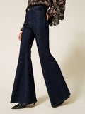 Twin Set Jeans a Zampa Donna 262TP2900 - Denim