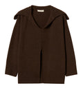 Twin Set Pullover Donna 262TP3555 Darkness Brown - Marrone