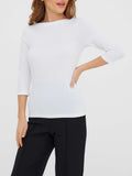 Vero Moda Top Donna 10274133 Bright White - Bianco