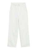 Vero Moda Jeans Wide Vmtessa Donna 10288257 Cloud Dancer - Bianco